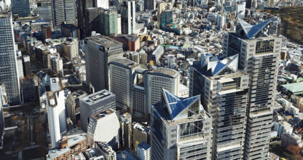 Hexagon releases geospatial data of Tokyo, comprising orthophotos, LiDAR point clouds and 3D city models